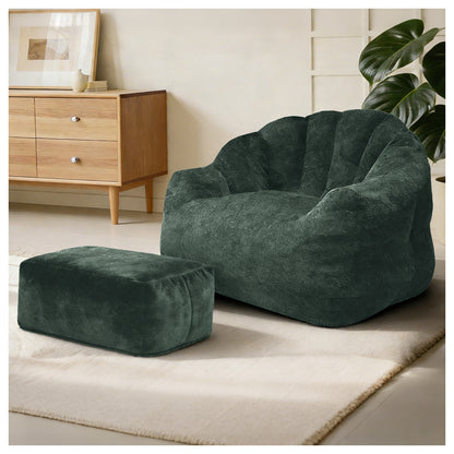 Bean Bag Chair, Armrest Bean Bag Sofa Chair Filled With High-density Foam, Comfortable Lazy Sofa Chair, Bean Bag Chair For The Living Room, Bedroom Reading.