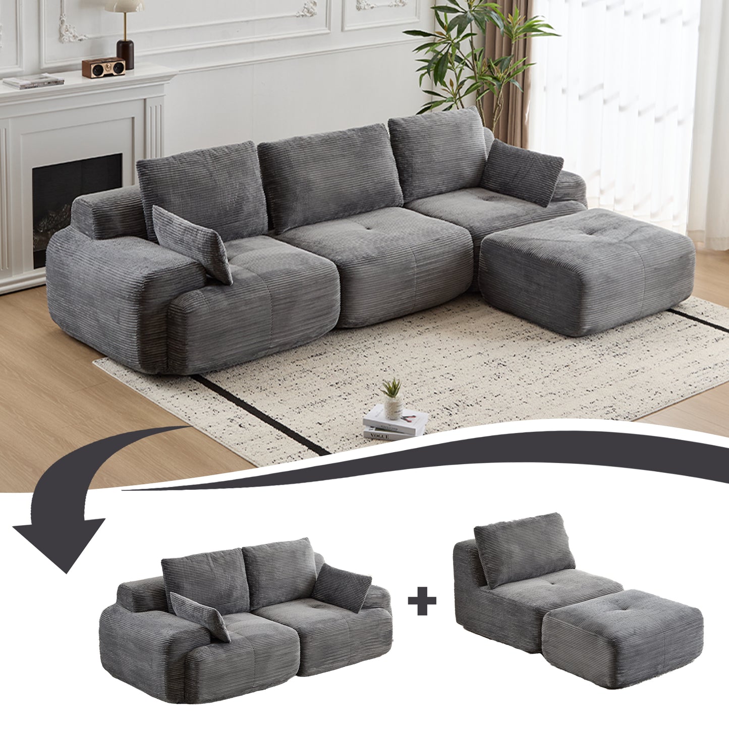 KANAP COSY™ – Canapé Transformable Compressé
