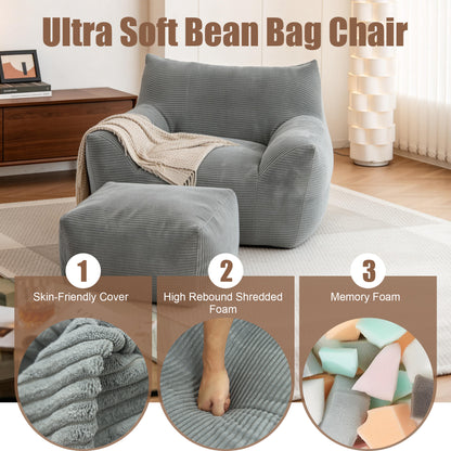 KANAP WRAP™ – Fauteuil Cocon 1 Place avec Repose-Pieds